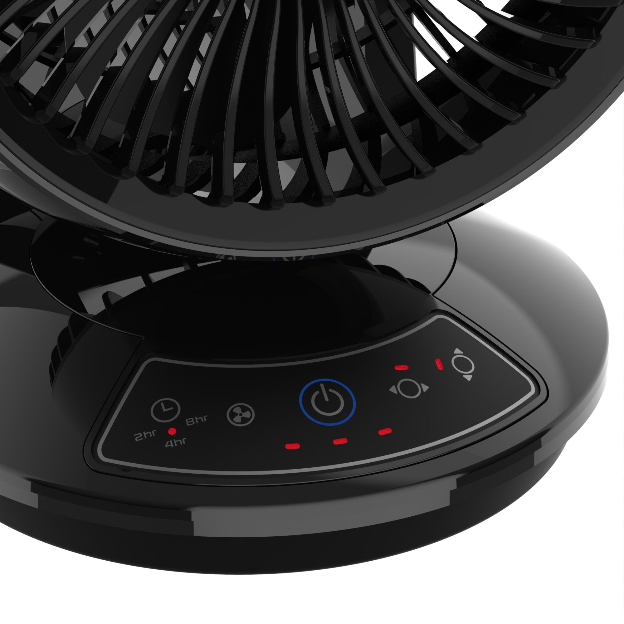 Lasko Whirlwind 7 Table Fan: Dual Oscillation. 3-Speed. Remote. Black - Image 8
