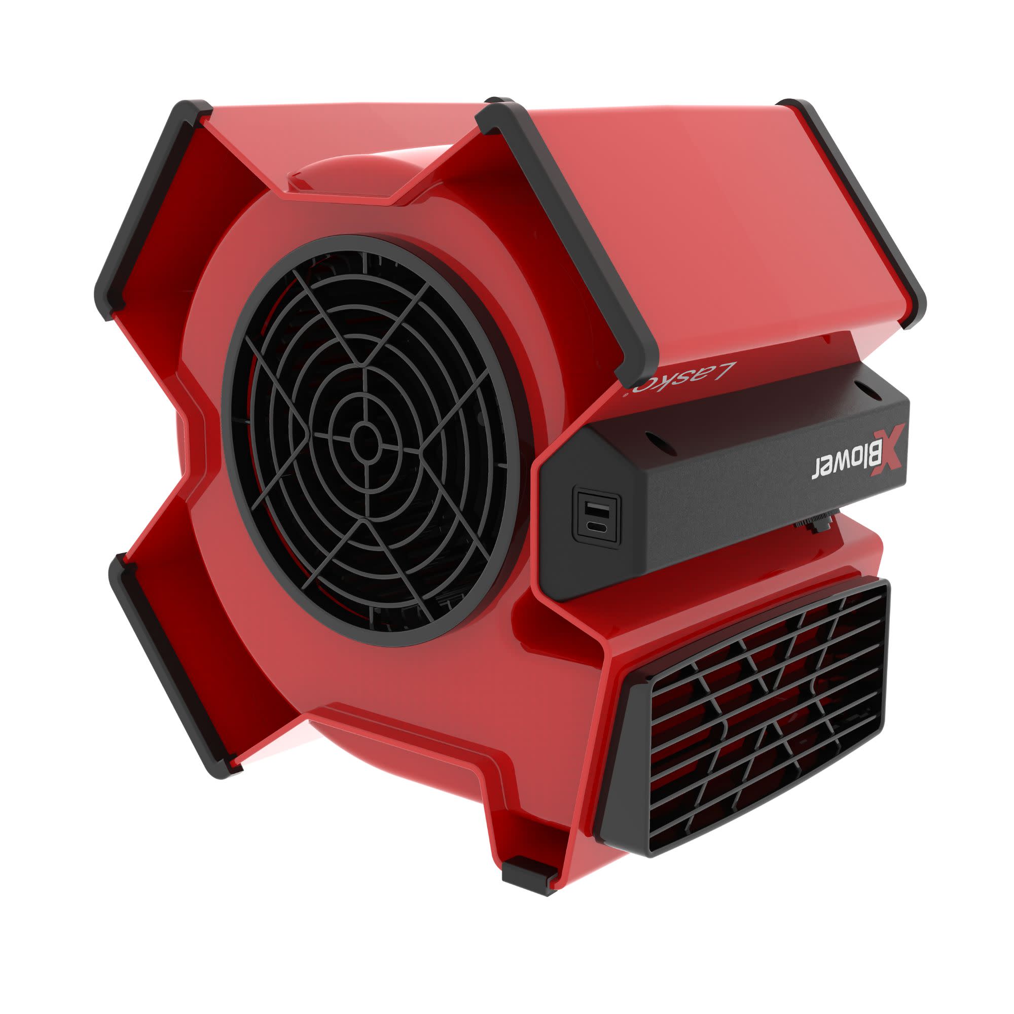 Lasko X-Blower 11 Air Mover Blower Fan: 3-Speed. High Velocity. 1 Outlet. Red - Image 11