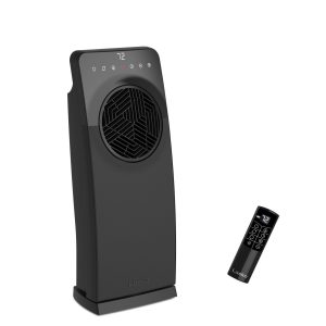 Lasko Revolution II 23 Ceramic Console Space Heater: Oscillating. 3 Heat Settings. Remote. Timer. Tip-Over Switch. Black