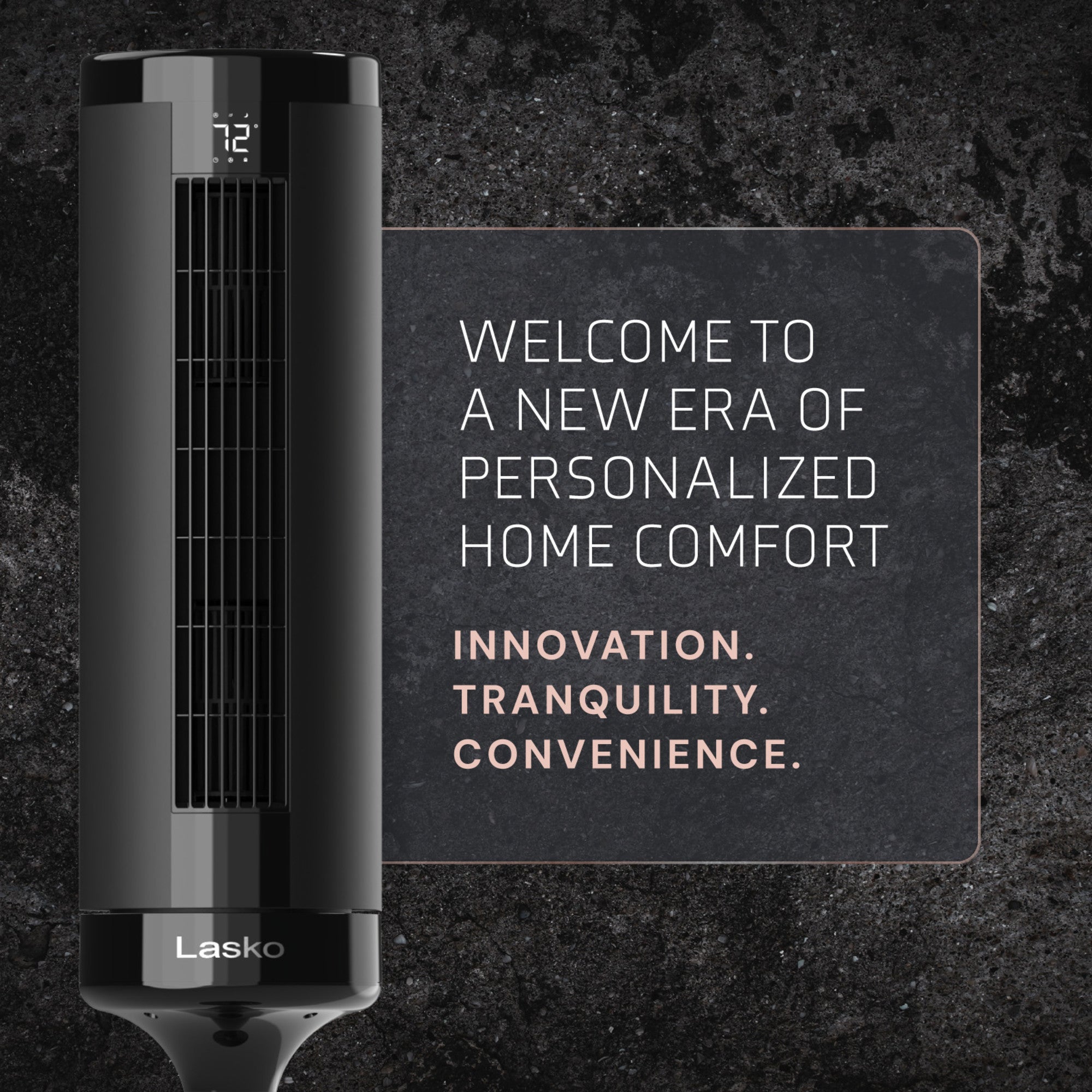 Lasko Elevation 54 DC Pedestal Tower Fan: Oscillating. 8-Speed. Remote. Black - Image 6