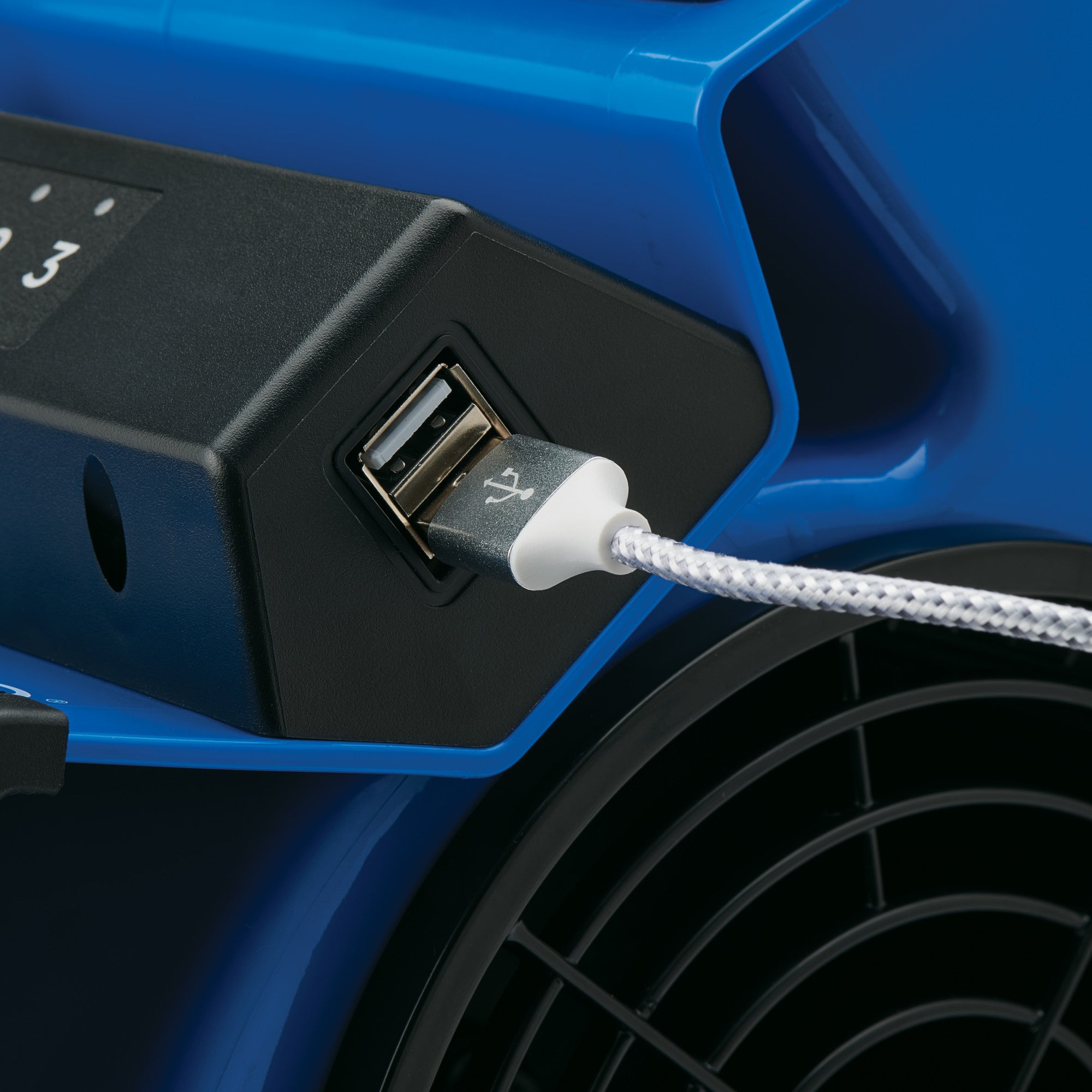 Lasko X-Blower 11 Air Mover Blower Fan: 3-Speed. High Velocity. 1 Outlet. Blue - Image 11