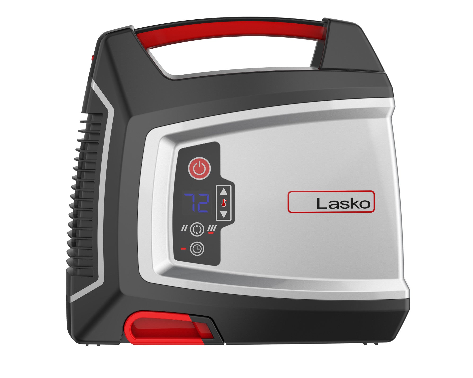 Lasko 12 Ceramic Utility Space Heater: 2 Heat Settings. Timer. Thermostat. Black - Image 5