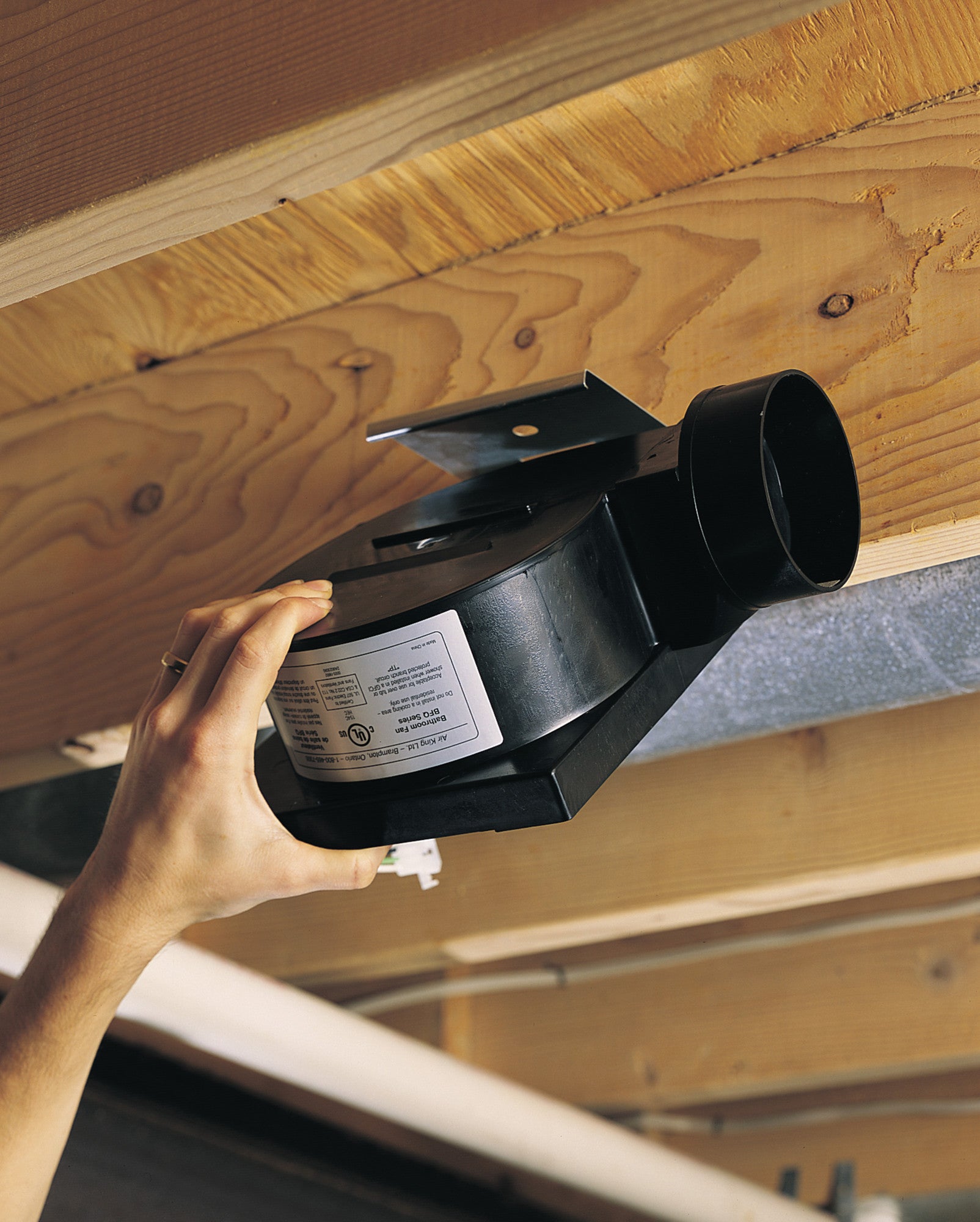 Air King 70 CFM Snap-In Exhaust Fan (ENERGY STAR® Certified. ceiling mounted. light. white) - Image 12