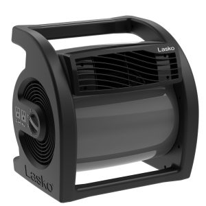 Lasko Max Performance 15 Air Mover Blower Fan: 3-Speed. High Velocity. 2 Outlets. Black