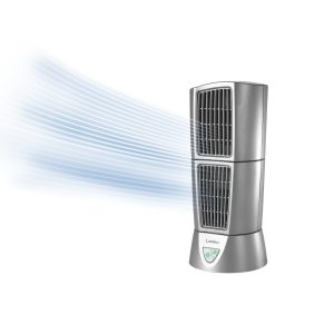 Lasko Wind Tower 14 Table Fan: Oscillating. 3-Speed. Pivoting. Gray