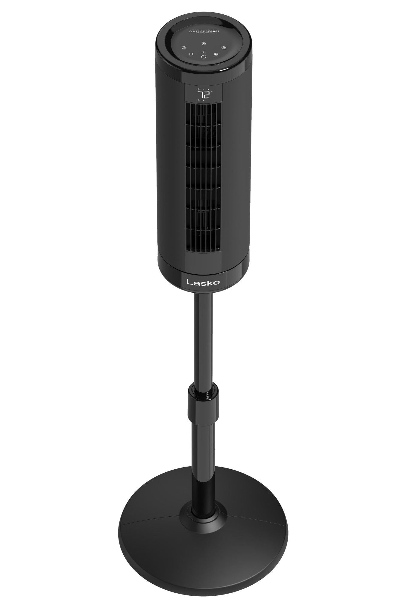 Lasko Elevation 54 DC Pedestal Tower Fan: Oscillating. 8-Speed. Remote. Black - Image 12