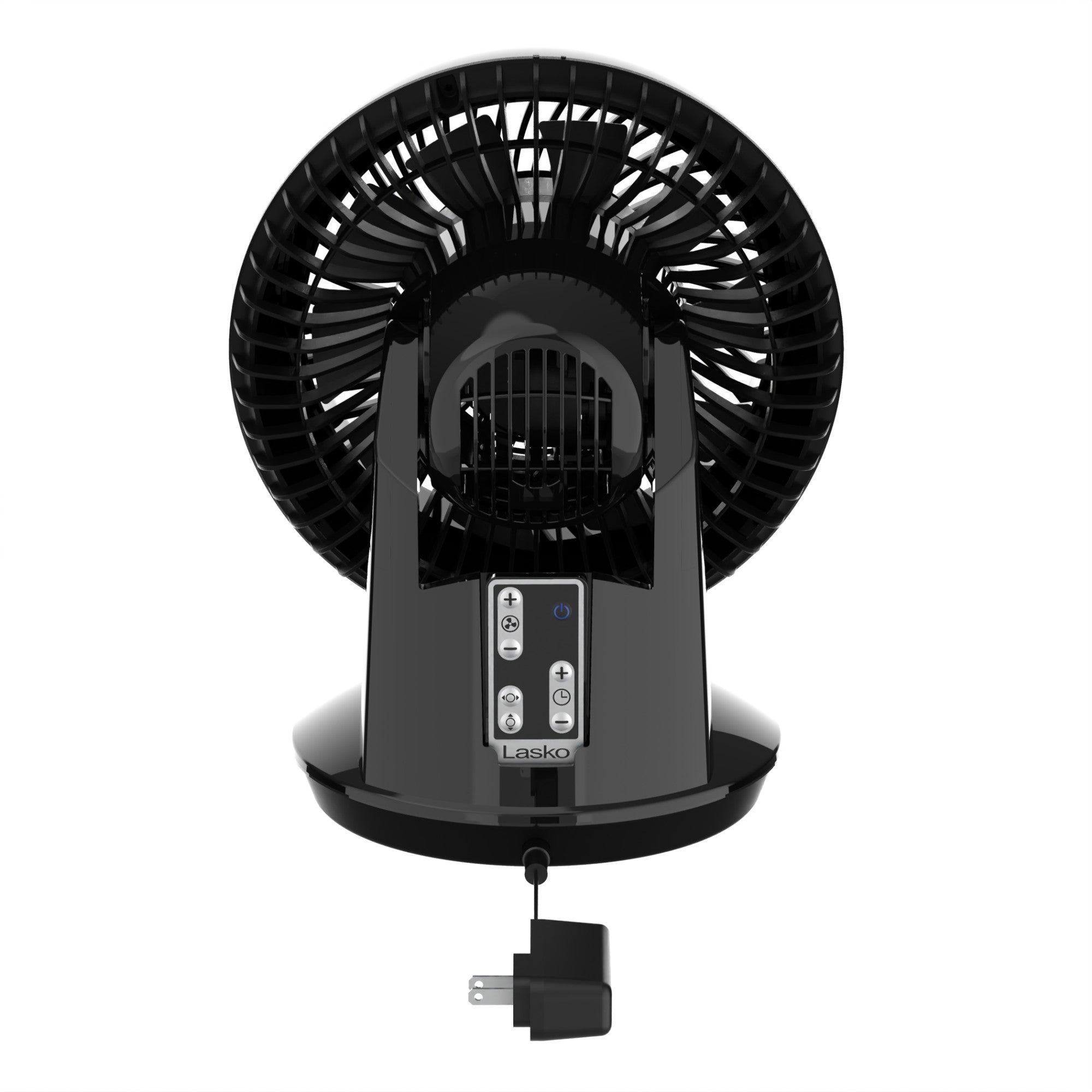 Lasko Whirlwind 7 DC Table Fan: Dual Oscillation. 12-Speed. Remote. Black - Image 5