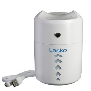 Lasko Ultrasonic Personal Cool Mist Humidifier with Nightlight. UH150. White