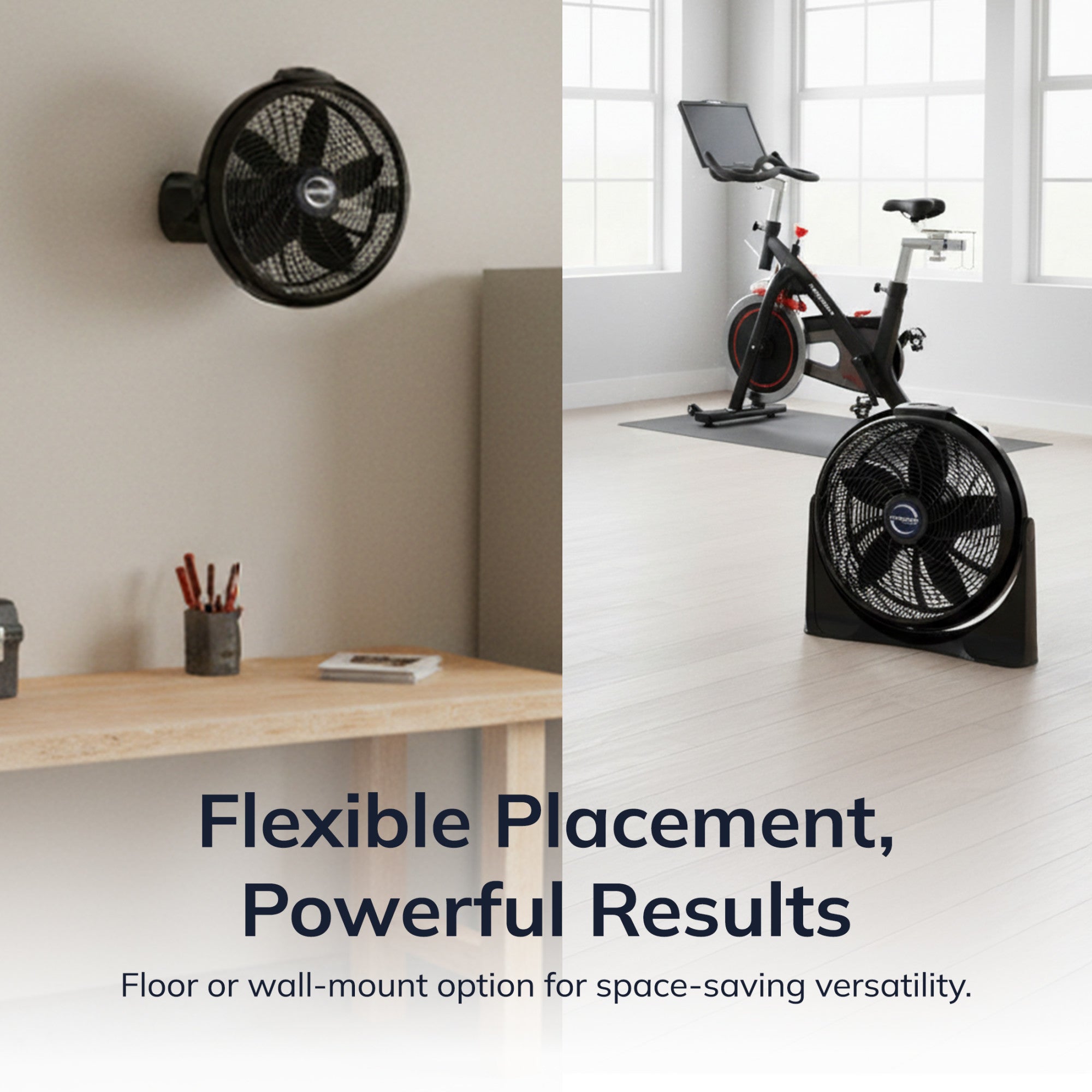 Lasko Cyclone 20 Air Circulator Fan: Wall Mount. 4-Speed. Remote. Black - Image 7