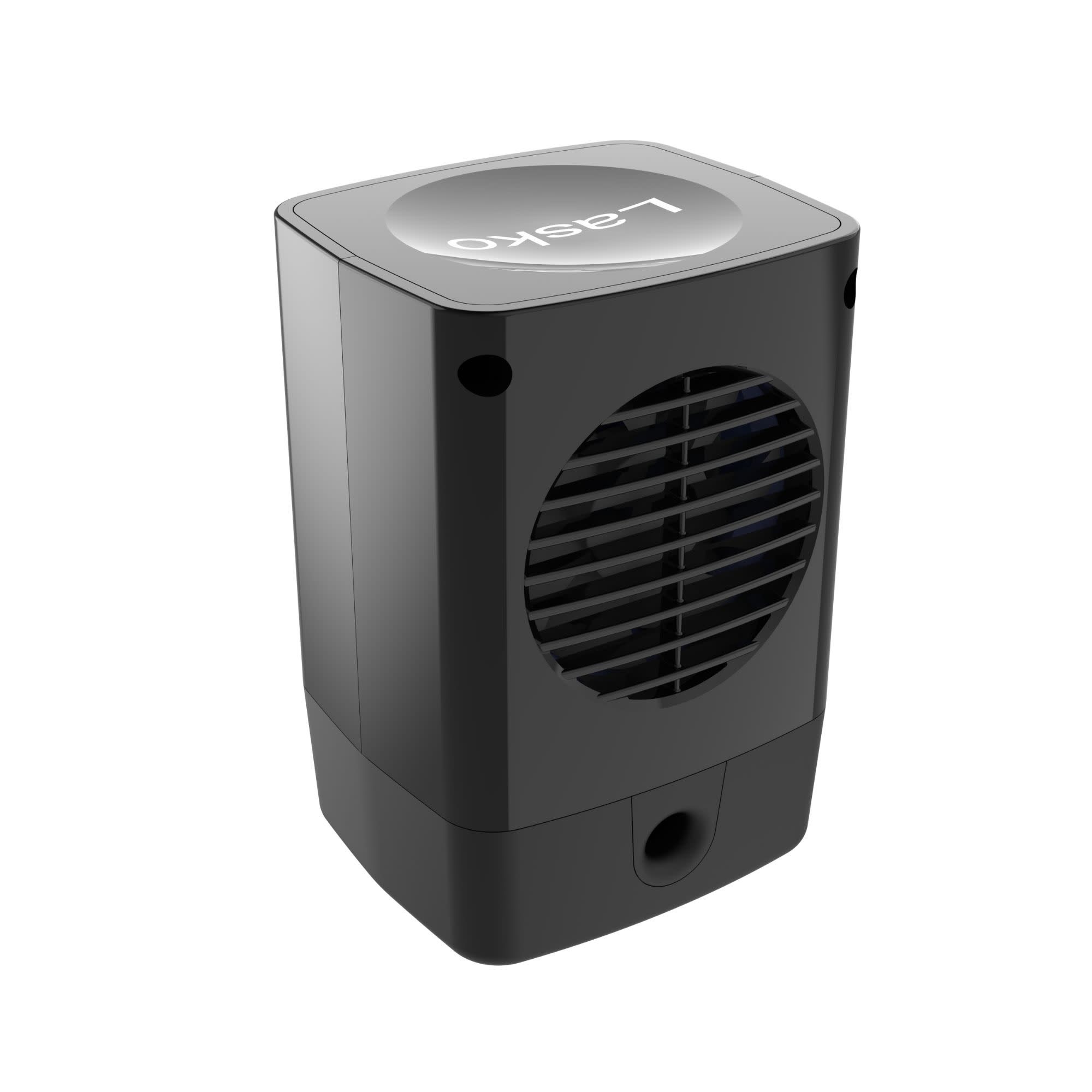 Lasko MyHeat Mini 6 Personal Ceramic Space Heater: 400W. 1 Heat Setting. Black - Image 8