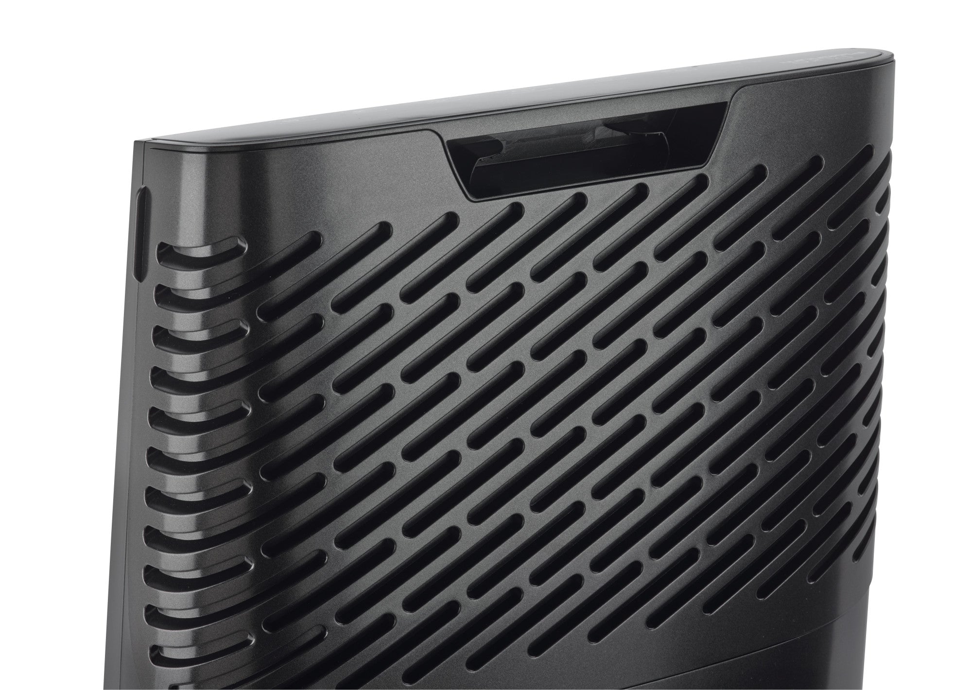 Lasko HF25630 Pure Platinum HEPA 28 Console Air Purifier (3-speed 3-stage UV-C filtration. black) - Image 13
