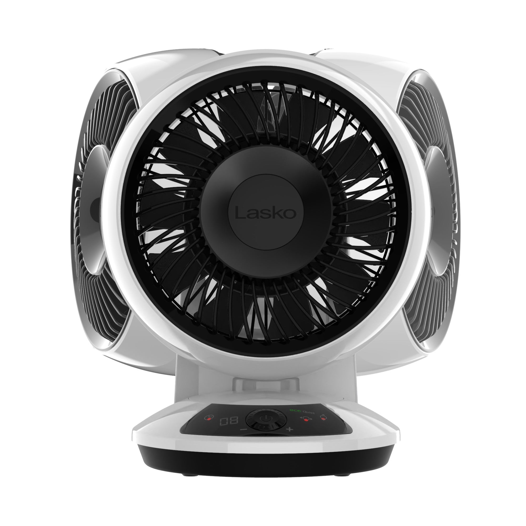 Lasko Whirlwind 7 DC Table Fan: Dual Oscillation. 12-Speed. Remote. White - Image 8