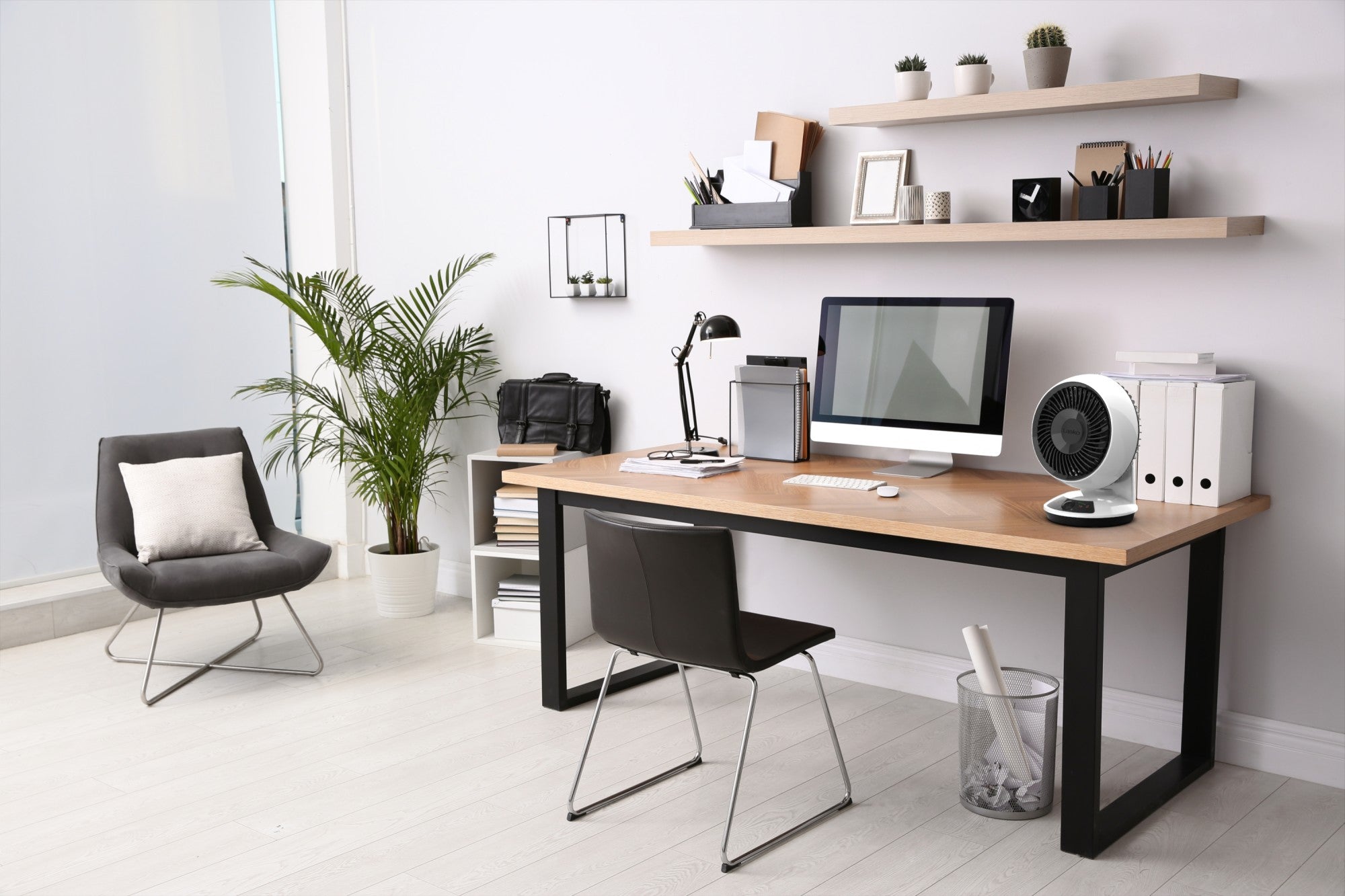 Lasko Whirlwind 7 DC Table Fan: Dual Oscillation. 12-Speed. Remote. White - Image 11