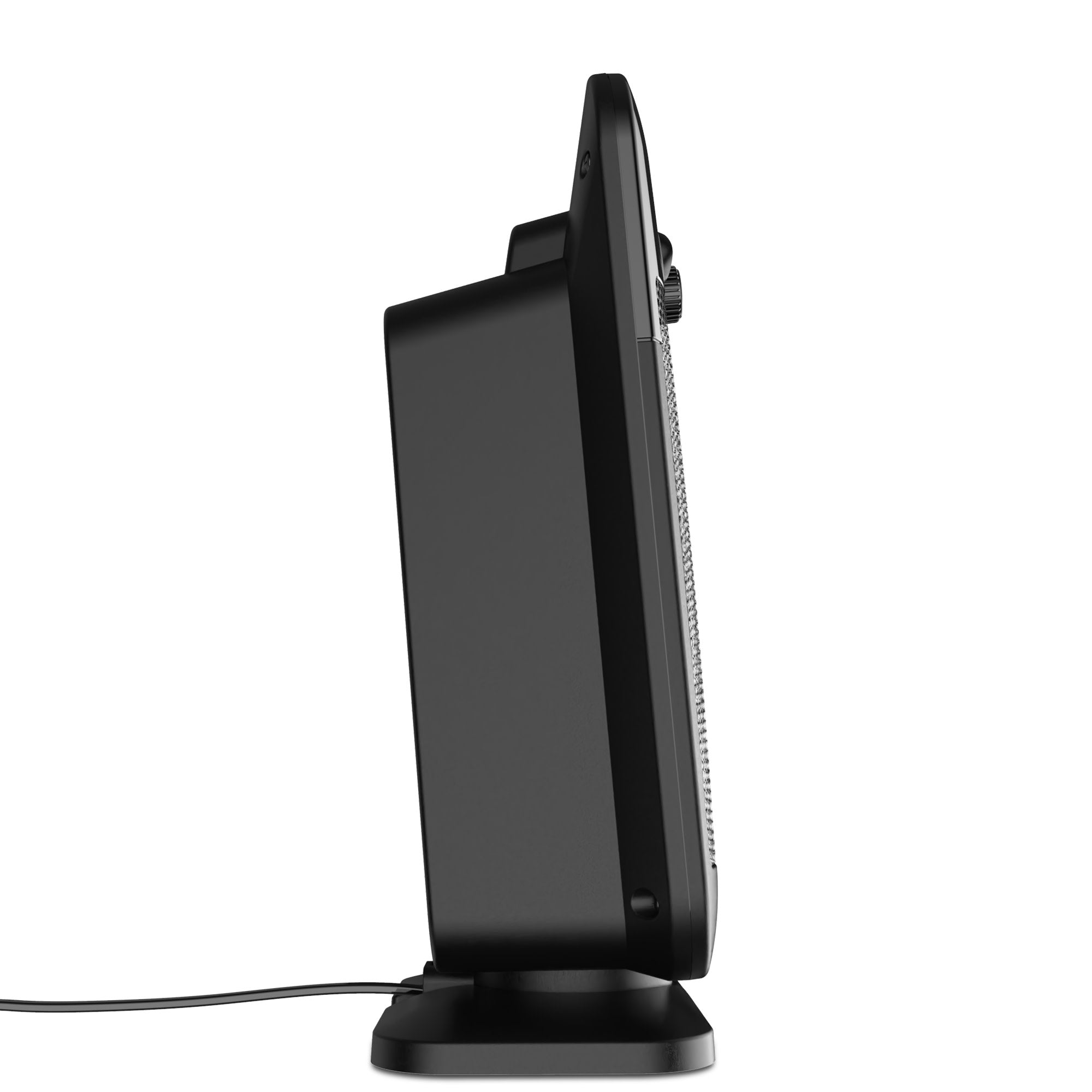 Lasko MyHeat-GO 13 Ceramic Tower Space Heater: Oscillating. 2 Heat Settings. Thermostat. Black - Image 10