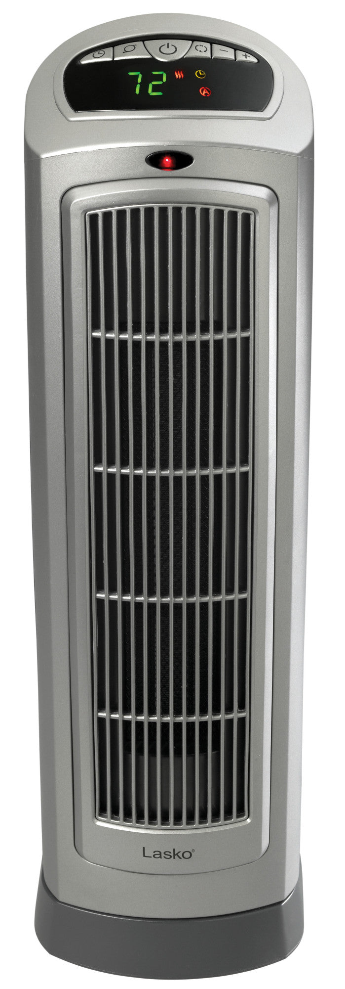 Lasko 23 Ceramic Tower Space Heater: Oscillating. 2 Heat Settings. Remote. Timer. Thermostat. Silver - Image 8