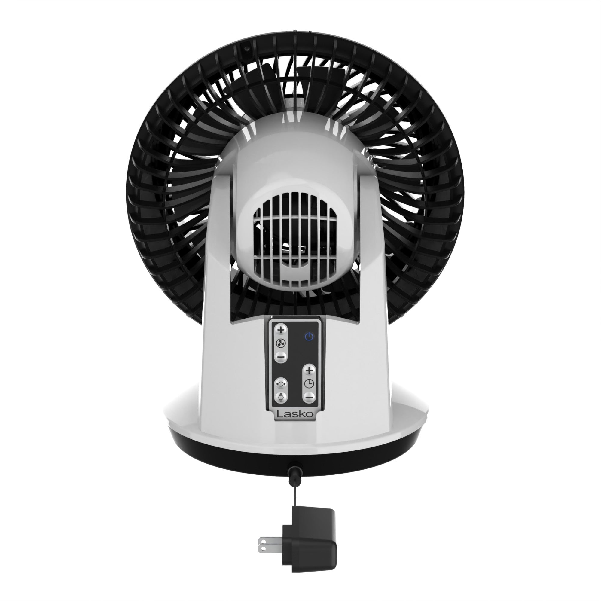 Lasko Whirlwind 7 DC Table Fan: Dual Oscillation. 12-Speed. Remote. White - Image 5