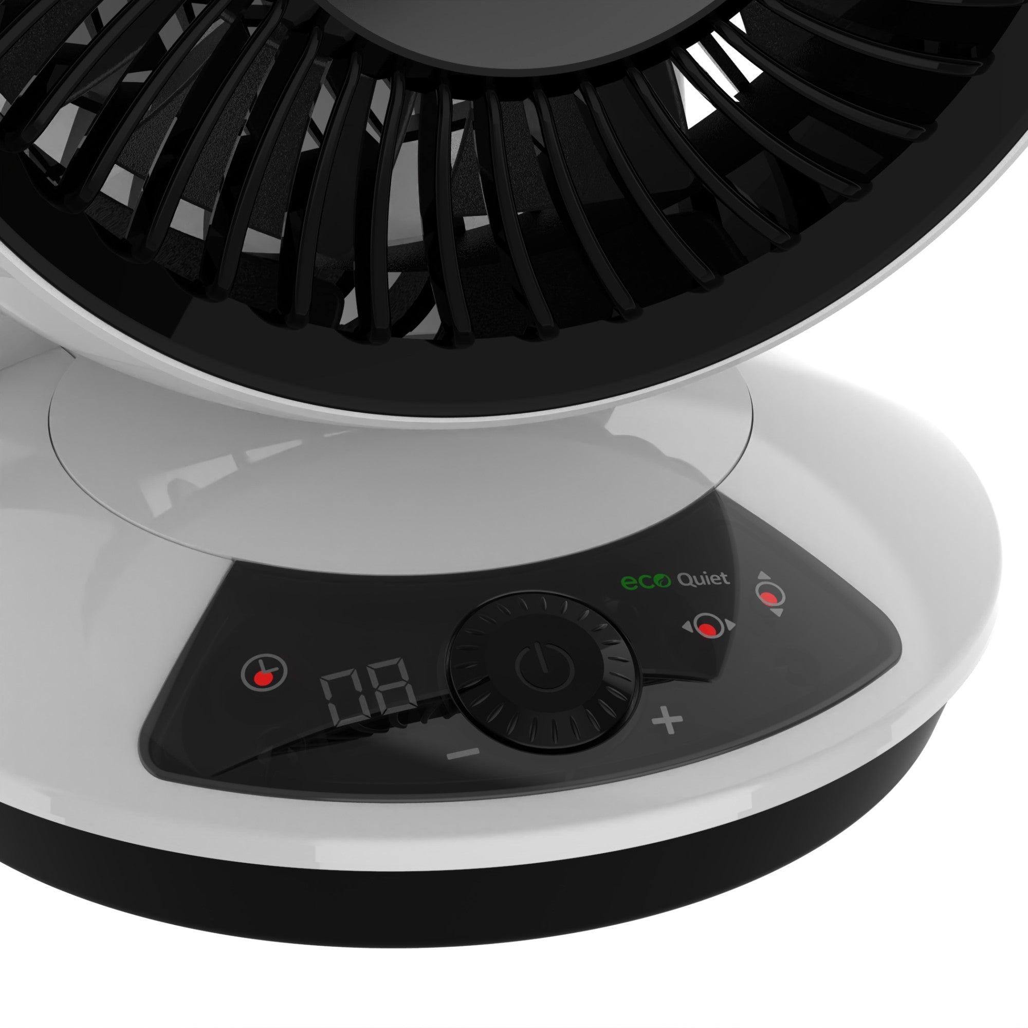 Lasko Whirlwind 7 DC Table Fan: Dual Oscillation. 12-Speed. Remote. White - Image 4