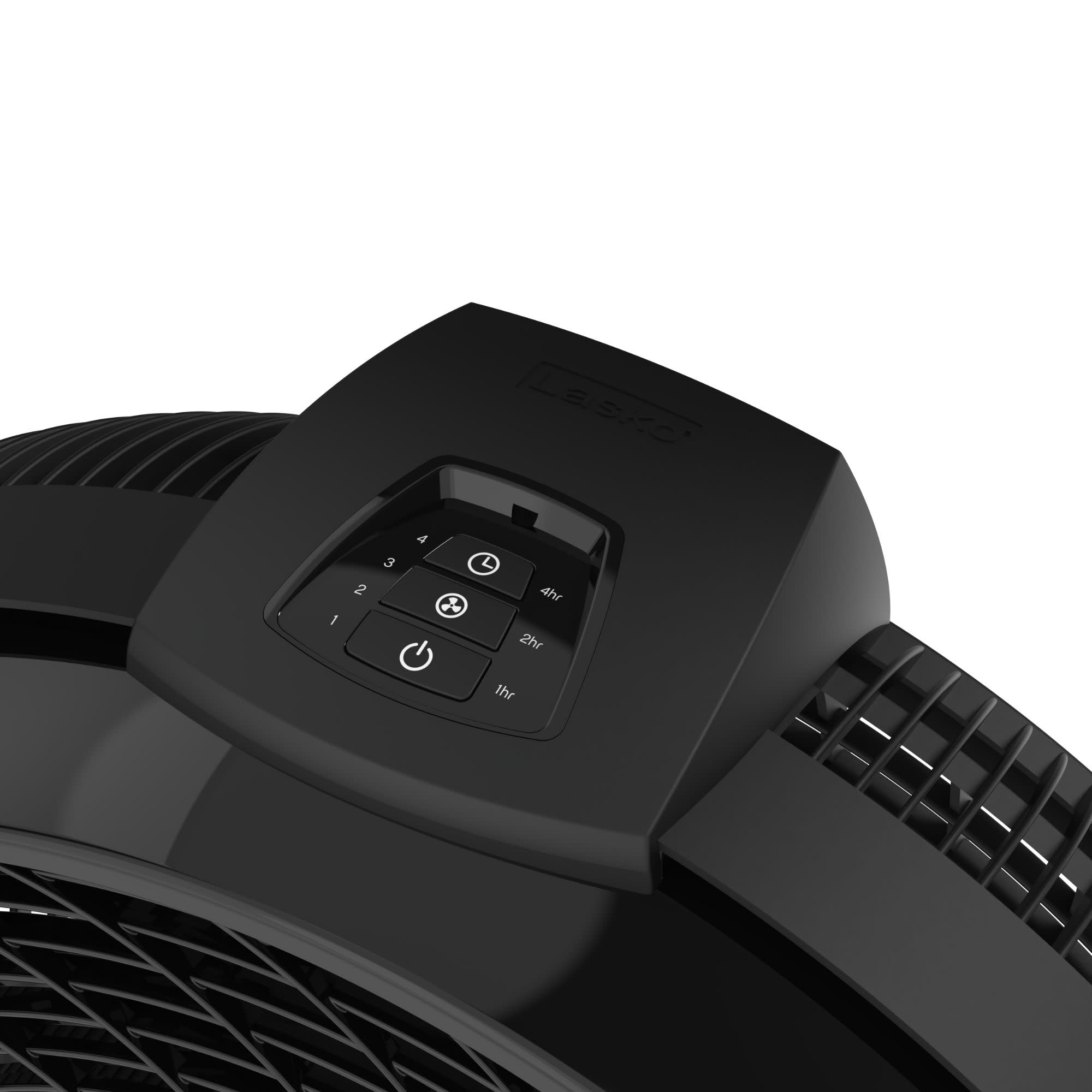 Lasko Cyclone 20 Air Circulator Fan: Wall Mount. 4-Speed. Remote. Black - Image 10