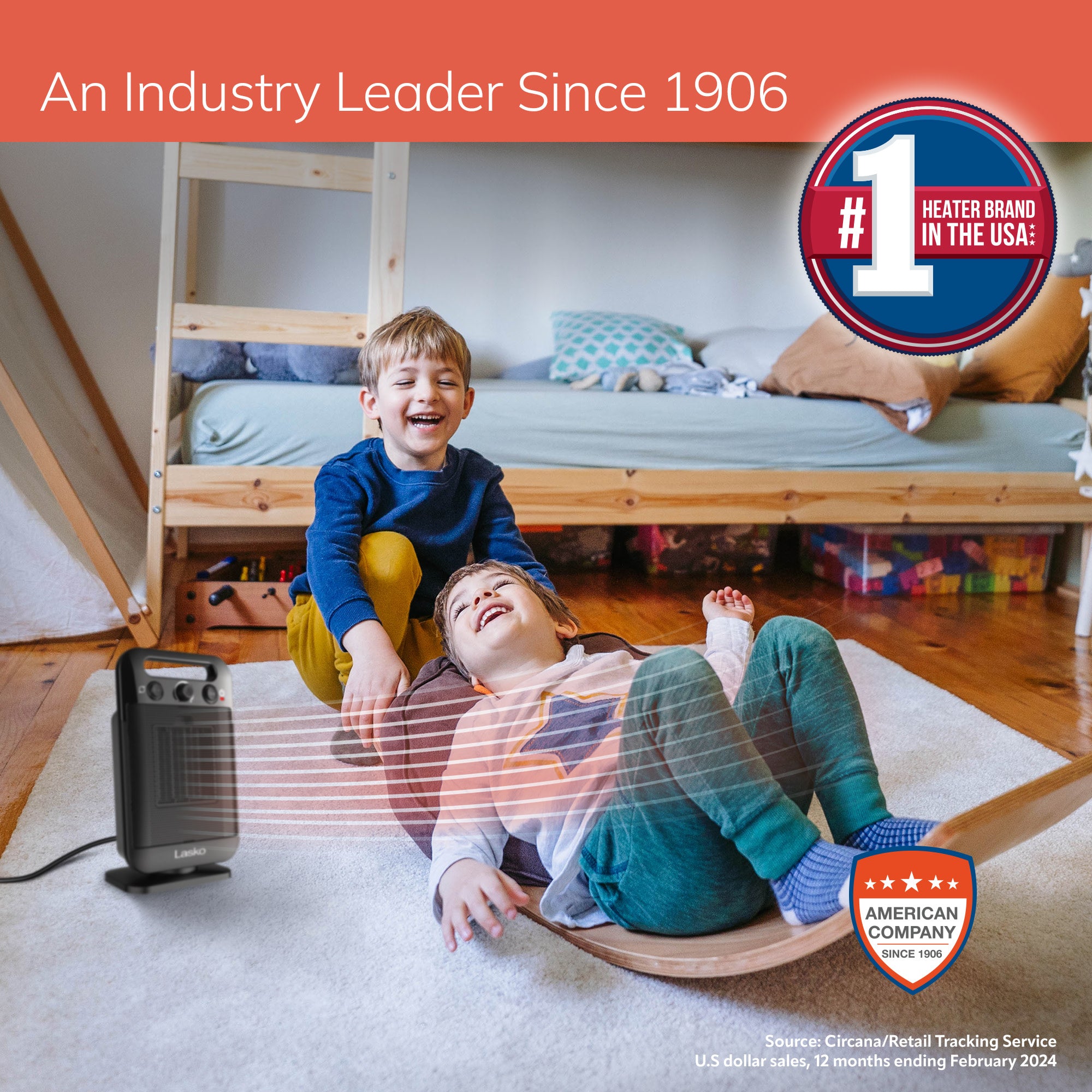Lasko MyHeat-GO 13 Ceramic Tower Space Heater: Oscillating. 2 Heat Settings. Thermostat. Black - Image 7