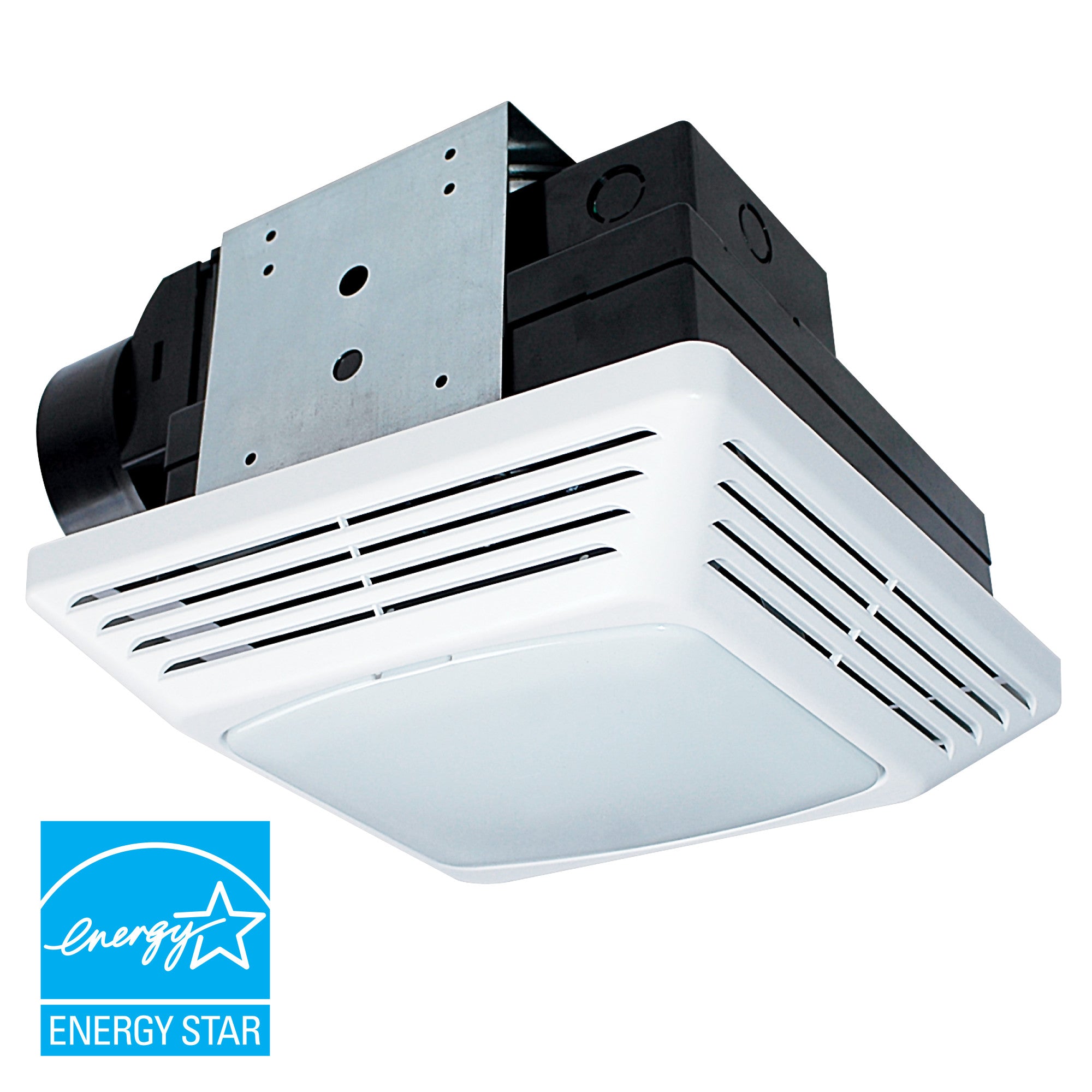 Air King 70 CFM Snap-In Exhaust Fan (ENERGY STAR® Certified. ceiling mounted. light. white)