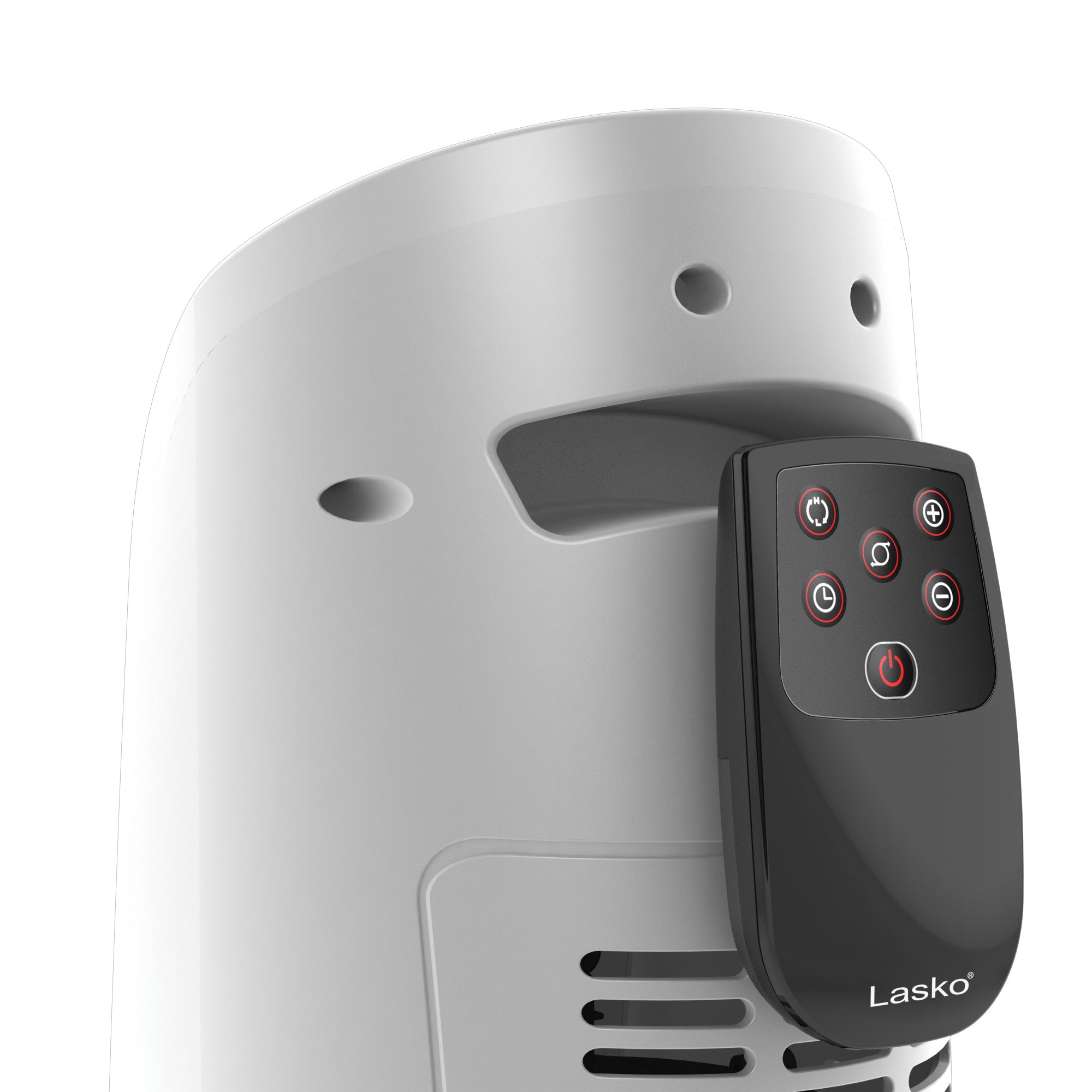 Lasko 23 Ceramic Tower Space Heater: Oscillating. 2 Heat Settings. Remote. Timer. Thermostat. White - Image 11