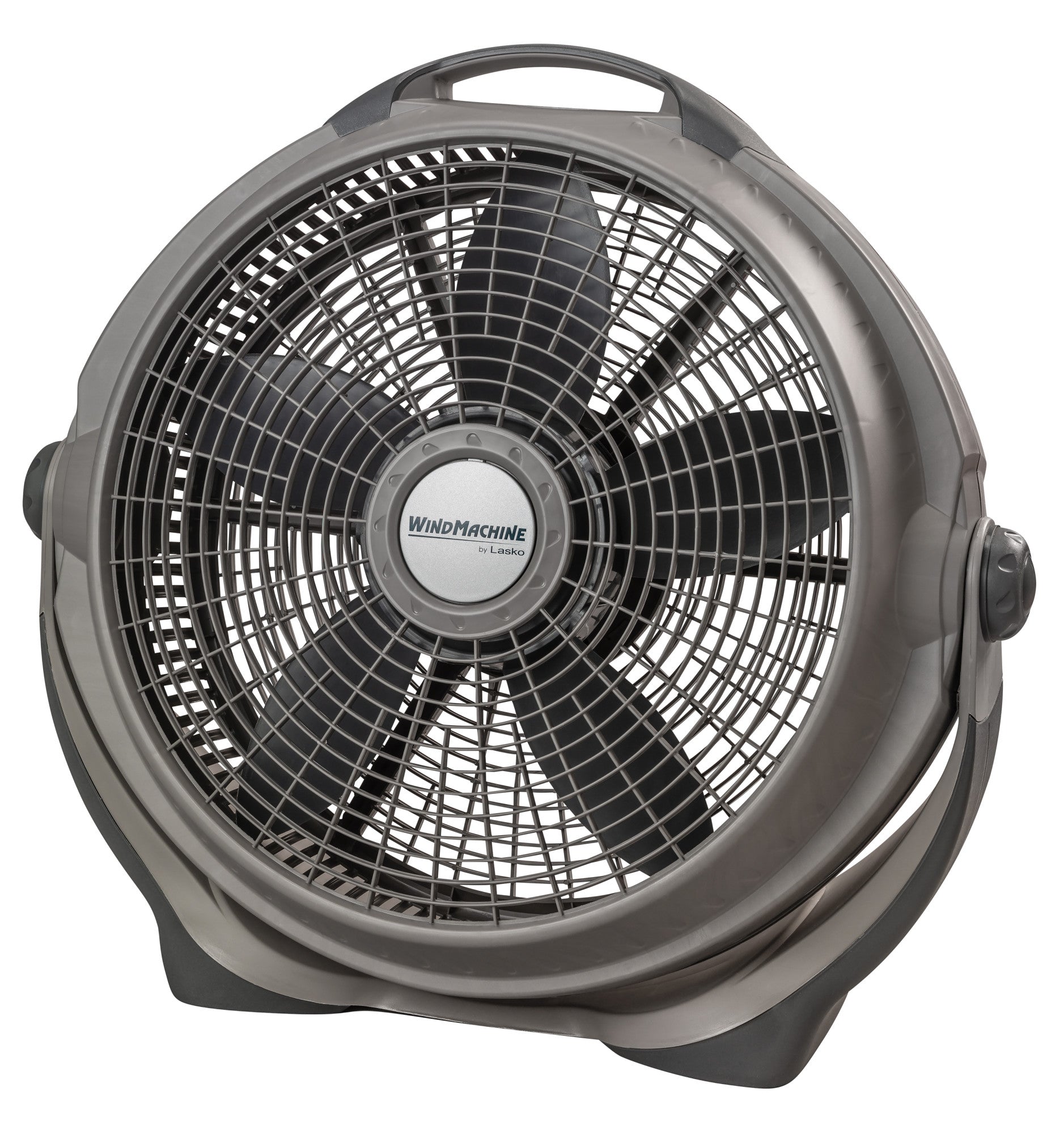 Lasko Wind Machine 20 Air Circulator Fan: 3-Speed. Pivoting. Gray
